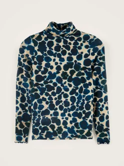 Bellerose Velfie Lange Mouwen T-shirt Myosotis / Shell Discount