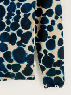 Bellerose Velfie Lange Mouwen T-shirt Myosotis / Shell Discount