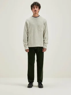 Bellerose Velo Ronde Hals Sweatshirt Heather grey Sale