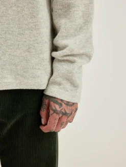 Bellerose Velo Ronde Hals Sweatshirt Heather grey Sale