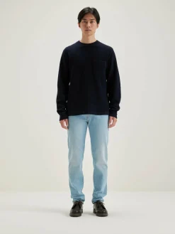 Bellerose Velo Ronde Hals Sweatshirt Myosotis Outlet