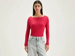 Bellerose Veras Slim T-shirt Braise / Fushia Hot