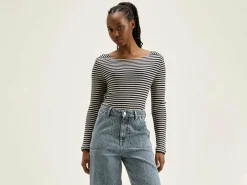 Bellerose Veras Slim T-shirt Naval / Shell Hot