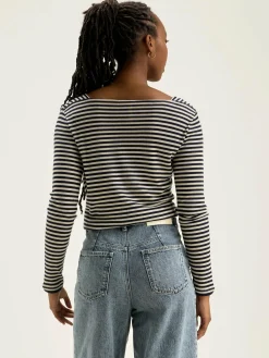 Bellerose Veras Slim T-shirt Naval / Shell Hot