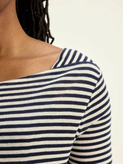 Bellerose Veras Slim T-shirt Naval / Shell Hot