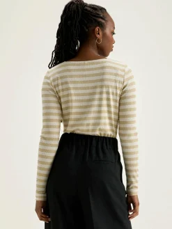 Bellerose Veras Slim T-shirt Antique white / Oatmeal Outlet