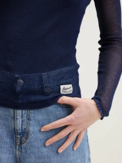 Bellerose Vibke Lange Mouwen T-shirt Naval Online