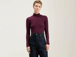 Bellerose Vinny Slim T-shirt Wine Hot