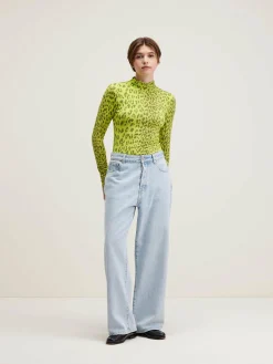 Bellerose Vinny T-shirt Met Rolkraag Fluo New