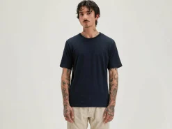 Bellerose Vinx Korte Mouwen T-shirt Navy Outlet
