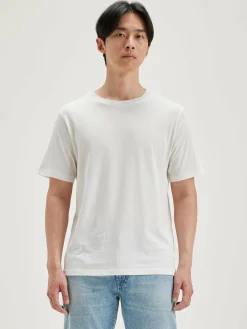 Bellerose Vinx Korte Mouwen T-shirt Vintage white Outlet
