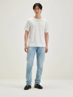 Bellerose Vinx Korte Mouwen T-shirt Vintage white Outlet