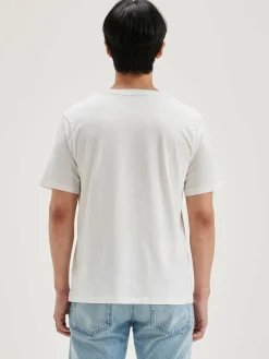 Bellerose Vinx Korte Mouwen T-shirt Vintage white Outlet