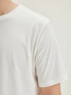 Bellerose Vinx Korte Mouwen T-shirt Vintage white Outlet