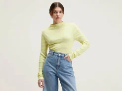 Bellerose Viory Slim T-shirt Antique white / Glow Best