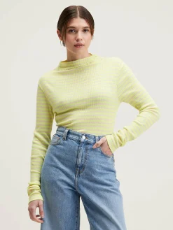 Bellerose Viory Slim T-shirt Antique white / Glow Best