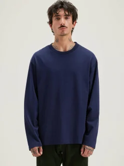 Bellerose Vlugi Lange Mouwen T-shirt Naval Best