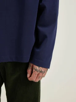 Bellerose Vlugi Lange Mouwen T-shirt Naval Best