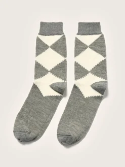 Bellerose Voc Sokken Heather grey Outlet